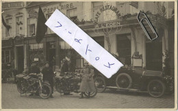 Wavre : Café-Restaurant A L'EDEN : Place Du Sablon 41-42 ( Carte Photo ):  Old Car & Moto's ( Garage Populaire - Velos ) - Wavre