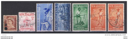 NEW  ZEALAND:  1958/60  LOT  7  USED  STAMPS  -  YV/TELL. 366//382 - Oblitérés