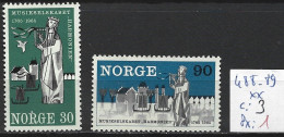 NORVEGE 488-89 ** Côte 3 € - Neufs