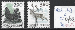 NORVEGE 942-43 Oblitérés Côte 0.60 € - Gebraucht