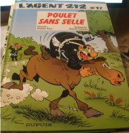 L'agent 212 , N° 17 , POULET SANS SELLE  , Kox + Cauvin , Dupuis ( 1995 ) - Agent 212, L'