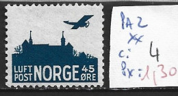 NORVEGE PA 2 ** Côte 4 € - Neufs