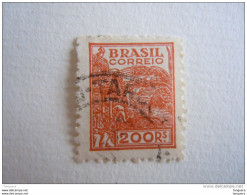 Brazilie Bresil Brasilien Brasil 1941-48 Série Courante Filigrane O Agriculture Yv 384 O - Oblitérés