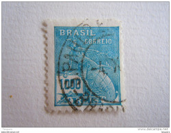 Brazilie Bresil Brasilien Brasil 1928-41 Série Courante Commerce Mercure Filigrane H Yv 208b (B) O - Used Stamps