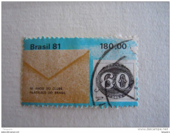 Brazilie Bresil Brasilien Brasil 1981 Anniversaire Fondation Club Philatélique Timbre Du Bf Bloc 46 O - Blocks & Sheetlets