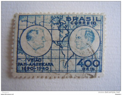 Brazilie Bresil Brasilien Brasil 1940 Cinquantenaire De L'Union Panaméricaine Yv 363 O - Used Stamps