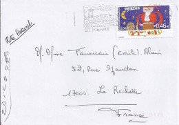 SPM N° 757 S/L.DE ST PIERRE/12.1.02  POUR LA FRANCE  - Lettres & Documents