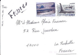 SPM N° 733/738 S/L.DE ST PIERRE/2002  POUR LA FRANCE  - Lettres & Documents