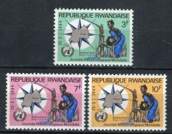 Ruanda 1964. Yvert 67-69 ** MNH. - Neufs