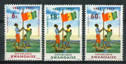 Rwanda 1972. Yvert 461-63 ** MNH. - Unused Stamps