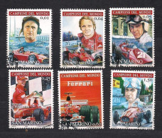 San Marino Saint-Marin 2005 Yvertn° 1977-1982 (°) Oblitéré Used Cote 6,50 € Automobiles Ferrari - Used Stamps