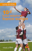 Ticket Téléphone France Europe 10€ (motif, état Etc  Voir Scans)+port - Autres & Non Classés