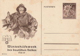 Deutsche Reich Postkarte Postfresch Ungelaufene Adolf Hitler - Collections & Lots