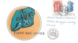 Norway Norge 1974  700th Anniversary Of King Magnus Lagabøter's Imperial Act MI 683 - 684 , FDC - Lettres & Documents