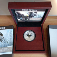 Niue 2013 Birds Of Prey Silver 99,9 % PROOF  In WOODEN BOX - Niue