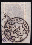 España, 1879 Edifil. 204,  [Mat. Frances.] - Used Stamps