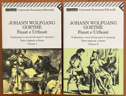 FAUST E URFAUST VOLUME 1+2 Di J.W. Goethe - Classic