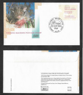 SE)1988 AUSTRALIA, BAT WITH MECHANICAL BELL FOLIO 2000, FDC - Gebruikt