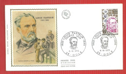 FDC LOUIS PASTEUR  3 4 10 1987 - Louis Pasteur