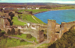 YORKSHIRE, SCARBOROUGH, CASTLE WALL, NORTH BAY, ARCHITECTURE, ENGLAND, UNITED KINGDOM, POSTCARD - Scarborough