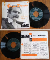 RARE French EP 45t BIEM (7") GEORGES BRASSENS «Chanson Pour L'Auvergnat» (3eme Série, 1956) - Collector's Editions