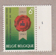 1963 Nr 1254** Plaatnummer:1. Internationaal Verbond Van Steden. - 1961-1970