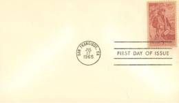 U.S.A.. -1965 -  FDC STAMP OF 100th ANNIVERSARY OF DANTE. - Covers & Documents