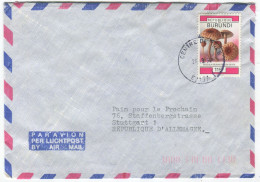 Cover Burundi 1994 Mushrooms - Lettres & Documents