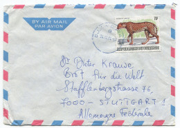 Cover Burundi 1984 WWF Overprint 1982 - Covers & Documents