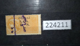 224211; French Colonies; T.A.A (Territoire Autonome Alaouites); Revenue French Stamps 2P; Ovpt. Hedjaz/T.A.A; USED - Gebraucht