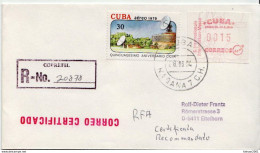 Postal History: Cuba Cover With Machine Stamp - Briefe U. Dokumente