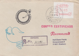 Postal History: Cuba Cover With Machine Stamp - Brieven En Documenten