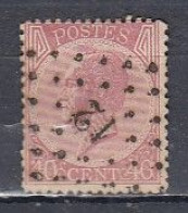 Nr 20 Gestempeld Met Puntstempel 12 - 1865-1866 Perfil Izquierdo