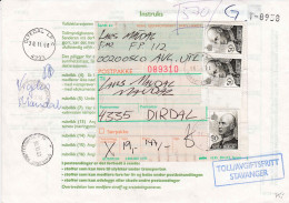 Norway. Feldpost 19.11.96. Special Recomended Packe Send From Bosnien/Herzegovina From A Soldier FP 112 - Lettres & Documents