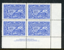 Canada MNH PB 1951 Fishing Resources - Ungebraucht