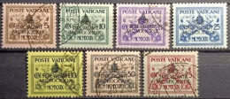 VATICAN. Y&T N°85A/85G. USED. - Used Stamps
