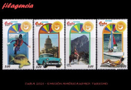 CUBA MINT. 2021-13 EMISIÓN AMÉRICA UPAEP. TURISMO - Ongebruikt