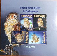 Botswana 2022 Owls Ss Mint - Botswana (1966-...)