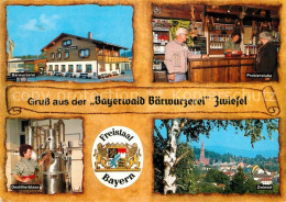 72986620 Zwiesel Niederbayern Bayerwald Baerwurzerei Destillierblase Probierstub - Zwiesel