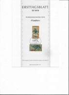 2004c: BRD- ETB 1978, Fossilien Fledermaus Und Urpferdchen - Fossielen