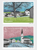 Liechtenstein 2023 Village Views - Eschen/Nendeln Stamps 2v MNH - Neufs