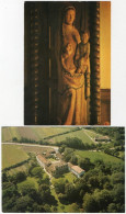 82. Gf. VERDUN-SUR-GARONNE. Mas Grenier. Monastère Des Bénédictines Du Saint-Sacrement. 2 Cartes - Verdun Sur Garonne