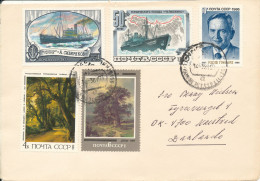 USSR (Estonia) Cover Sent To Denmark 14-3-1987 With More Topic Stamps - Brieven En Documenten