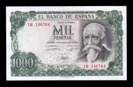 España Spain 1000 Pesetas José Echegaray 1971 Pick 154 Serie 1B Sc Unc - 1000 Peseten