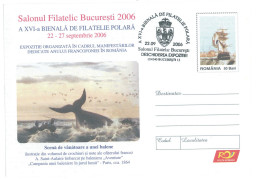IP 2006 - 0142c Polar Philately, Whale Hunting, Romania - Stationery - Used - 2006 - Antarctic Wildlife