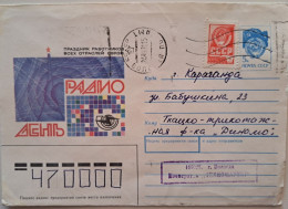 1991..USSR..COVER WITH STAMP..PAST MAIL..RADIO DAY - Brieven En Documenten