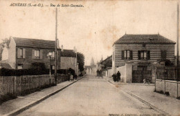 N°11718 -cpa Achères -rue De Saint Germain- - Acheres