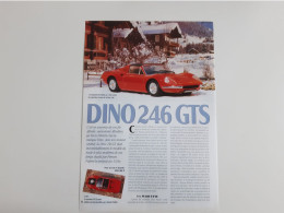 Maquette Dino 246 GTS - Coupure De Presse - Carros