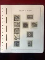 Colonie Française Wallis Et Futuna  21 Feuilles Préimprimés Avec Bande Leuchtturm 2003/2008 - A Bandes