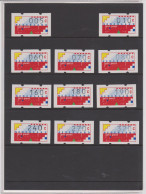 1991 Netherlands Nederland ATM Klüssendorf Set Of 11 In Presentation Pack ~ Nederland Niederlande - Timbres De Distributeurs [ATM]